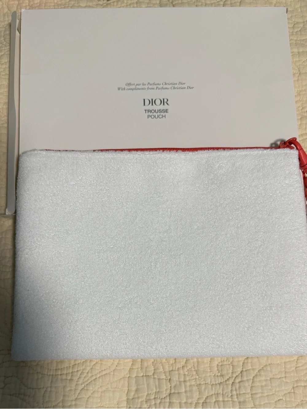 Dior branded pouch